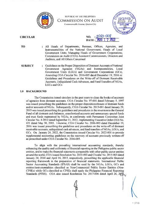 Circular No. 2023.